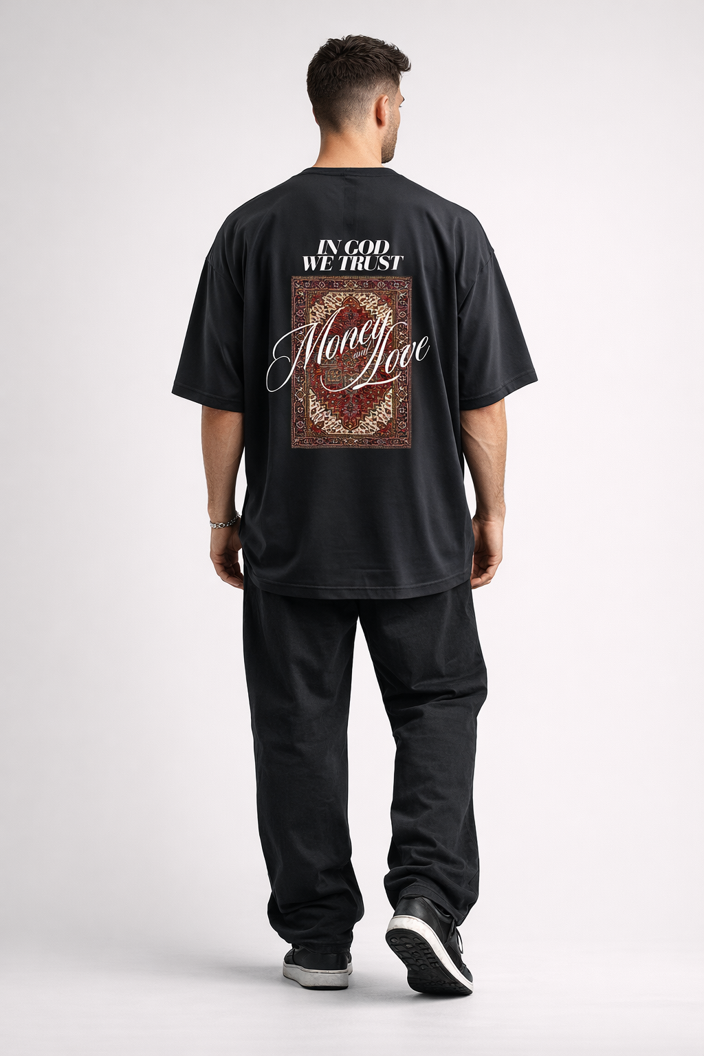 SABAR Oversized Black T-Shirt | Premium Minimal Streetwear