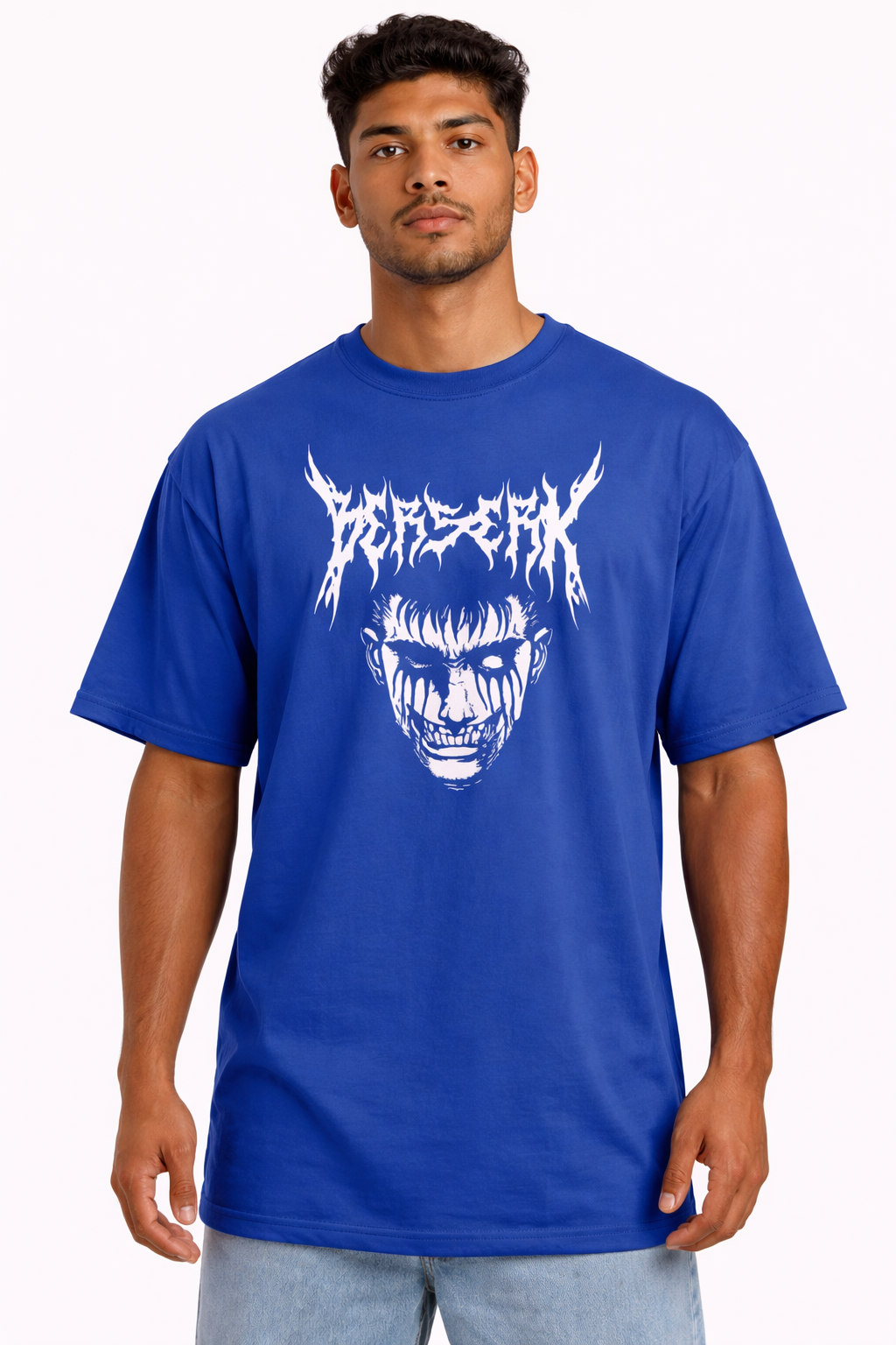The Drip Tee Royal Blue Oversized Graphic T-Shirt – Premium Streetwear Fit