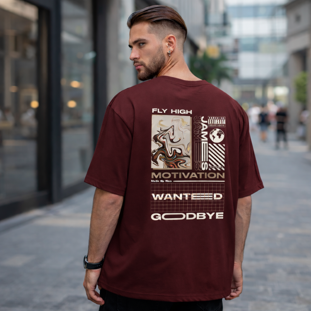 WANTED Oversized T-Shirt – Premium Unisex Streetwear Graphic Tee