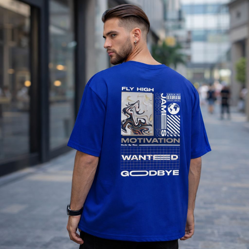 WANTED Oversized T-Shirt – Premium Unisex Streetwear Graphic Tee