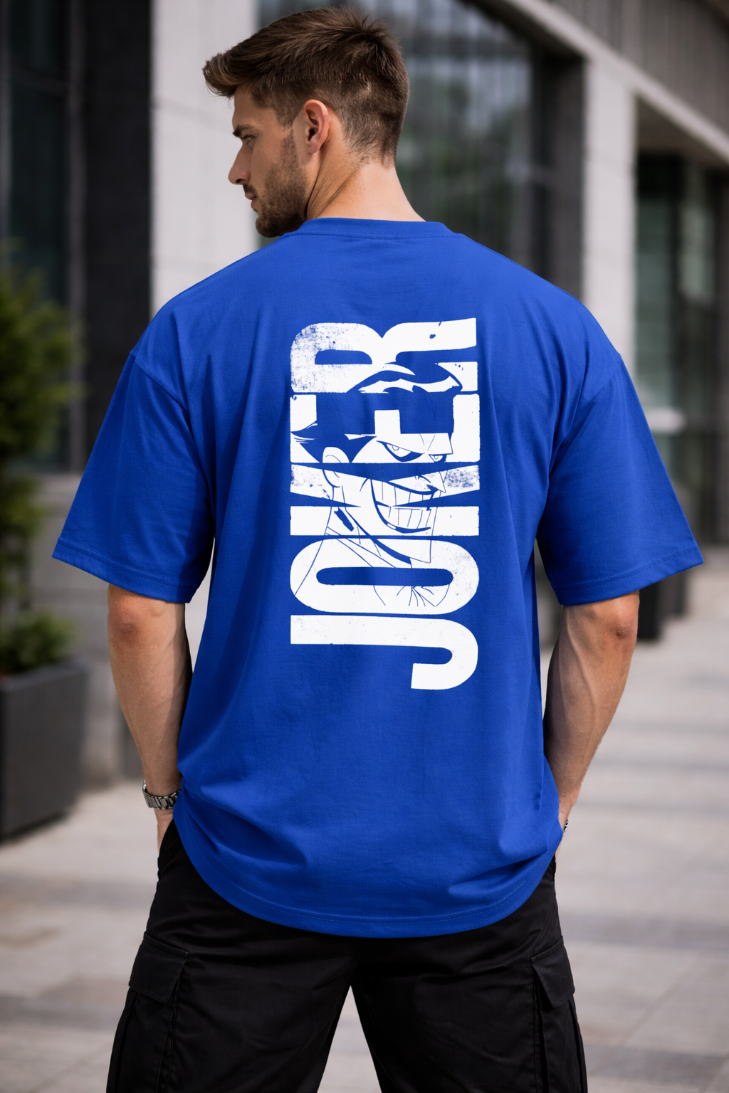Why So Serious Graphic Oversized T-Shirt for Men