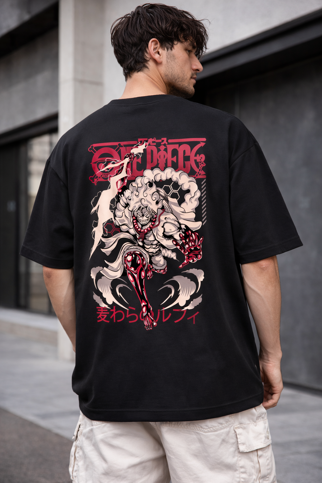 Anime OP Oversized T-Shirt – Black | Premium Anime Streetwear